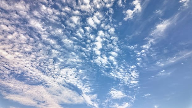 Blue sky and white cloud.