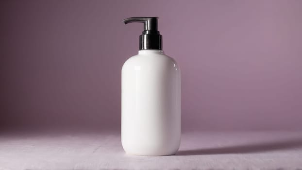 Beaty and healthcare object mockup on studio backdrop