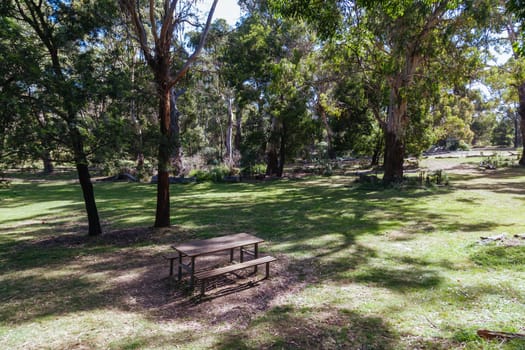The popular tourist attraction of Hanging Rock. A volcanic group of rocks atop a hill in the Macedon Ranges, Victoria, Australia