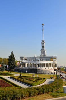 Moscow, Russia - Sept 7. 2024. Northern River Terminal is one of two river terminals in Moscow