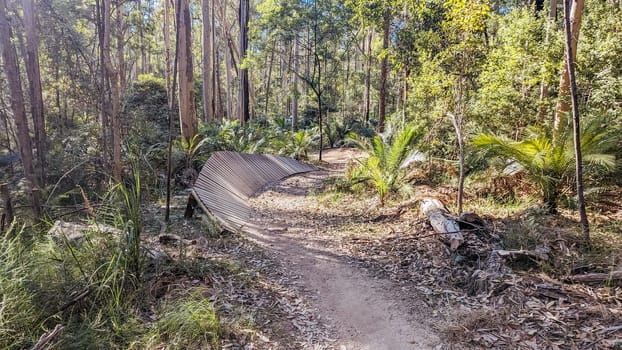 Narooma mountain bike trails near Dalmeny in New South Wales south coast, Australia