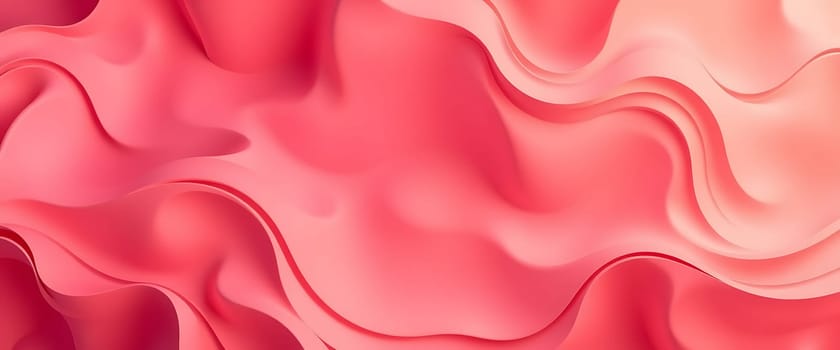 Soft waves in various shades of pink and coral flow seamlessly across the surface, creating a soothing and harmonious visual experience. The warm tones add a inviting touch.
