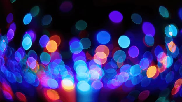 Abstract background of glowing coloured wavy lines on a dark background. Graphic design element with neon lights