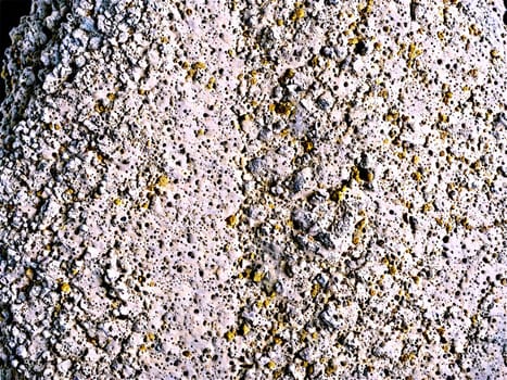 Stone isolated on transparent background. Tufa A porous calcareous tufa stone with a rough texture gently rotating to show its.