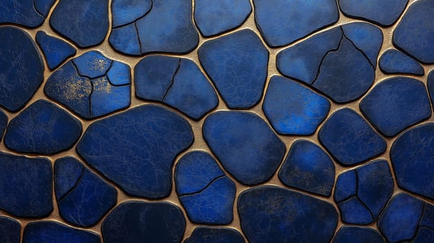 This stunning blue marble texture showcases luxurious golden streaks, making it perfect for various design projects