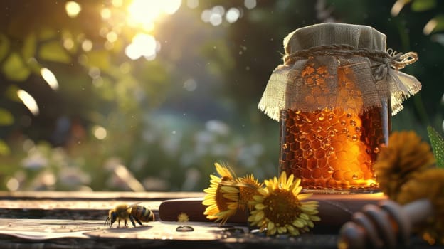 Beekeeping and Honey. Abstract background for your design
