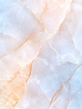 Creative Marble Pastel Blue and Gold Texture. Wavy Abstract Background. Trendy Feminine Template for Design.