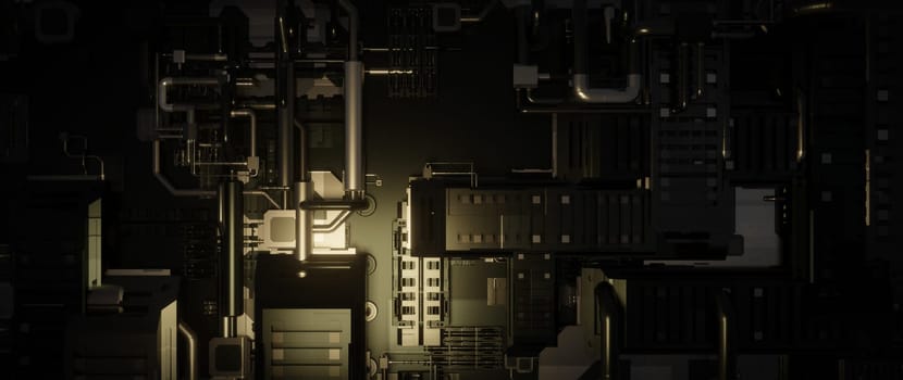 Abstract Futuristic Circuitry Backgorund Technology
