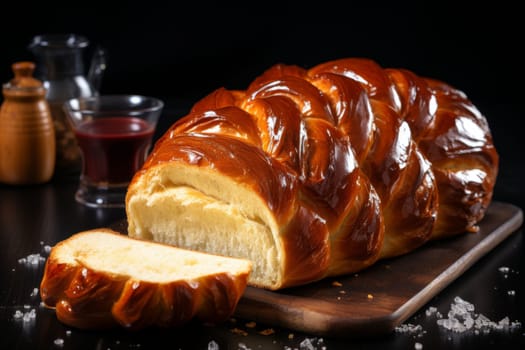 Celebrating jewish high holidays a feast of traditional dishes in a festive atmosphere