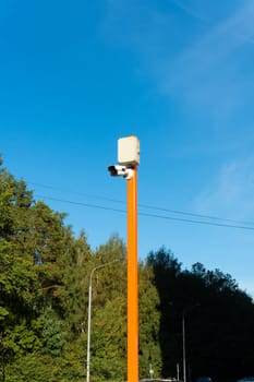 urban cctv guard safety technology lens camera equipment security system traffic control