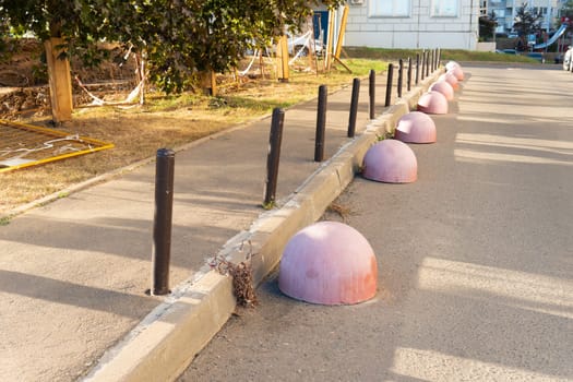 traffic safety car block protection parking access urban security lot control blocker barrier