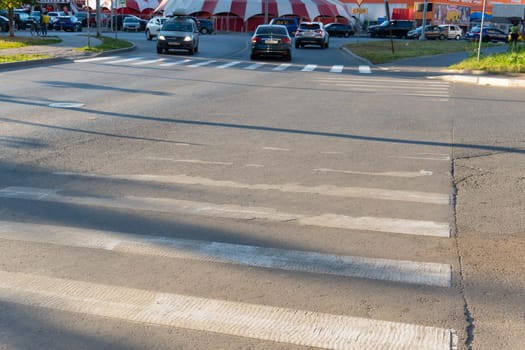 road zebra traffic safety urban walk stop street little cross crosswalk city kid pedestrian child