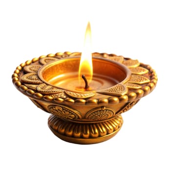 Diwali Diya(oil lamp) also known as diva. Diwali is biggest festival of India. Diwali is festival of lights and happiness. Ai generated image