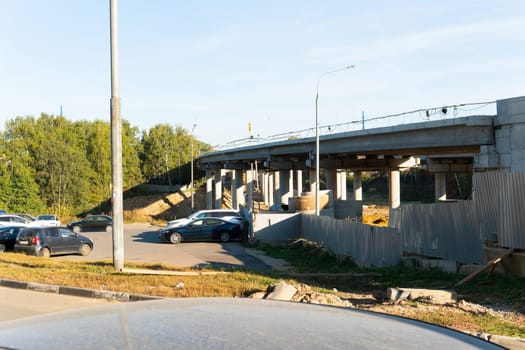 site road repair background street construction infrastructure asphalt hole traffic city work