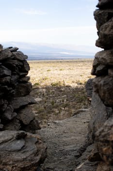 Landscape of Tucuman, in Calchaqui Valley. Exotic landscapes. Adventure tourism. Background for tourism promotions. National Park of Tucuman.Copy space