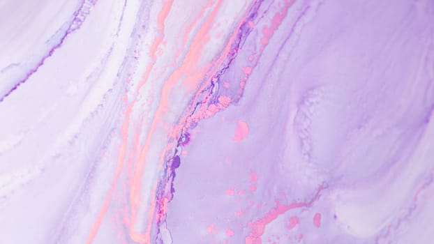 This artwork features vibrant purple and pink waves blending seamlessly, creating an abstract marbled effect that captures the eye and inspires creativity.