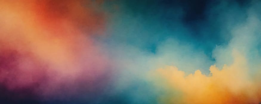 Abstract Color Palette Banner Background