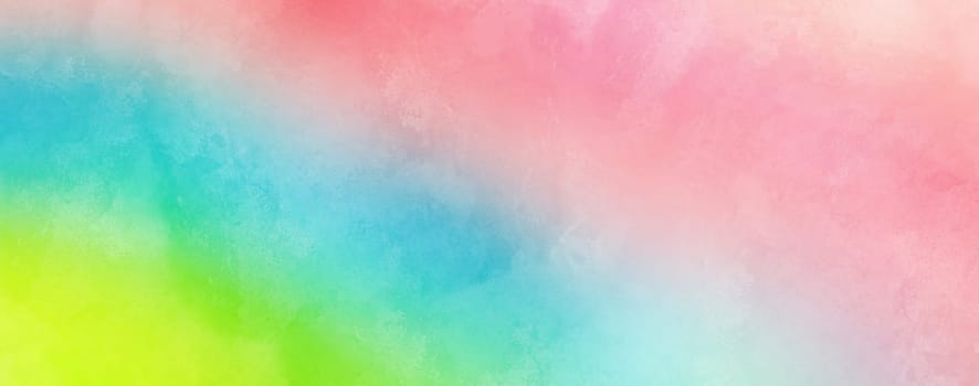 Abstract Watercolor Background with Blending Colors Banner Background
