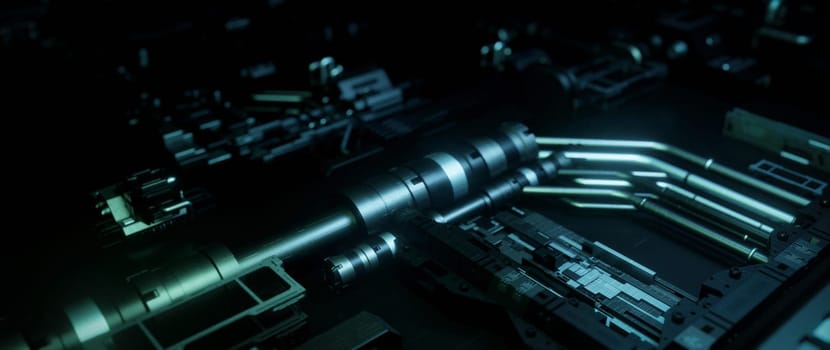 Futuristic Technology Circuitry Futuristic Background