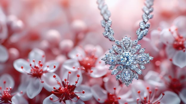 Luxury jewelry with diamonds.