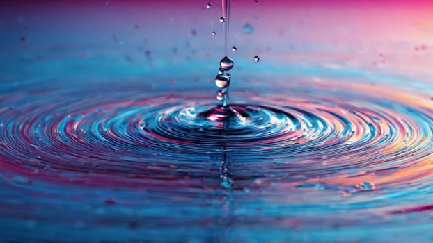 Abstract background with water drops