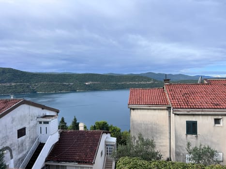 NEUM, BOSNIA AND HERZEGOVINA view from the window a seaside resort on the Adriatic Sea, is the only coastal access in Bosnia and Herzegovina. High quality photo