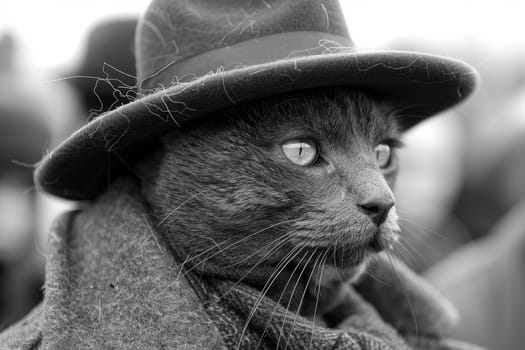 Chic cat models classic chanel fashion with elegance and luxury at the iconic fashion show