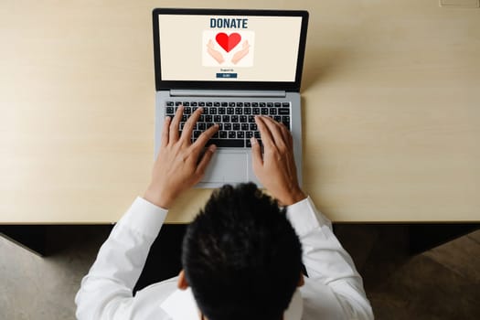 Online donation platform offer modish money sending system for people to transfer on the internet