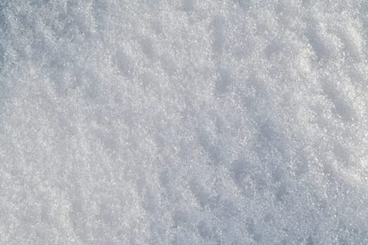 white smooth texture of snow on a cold winter day
