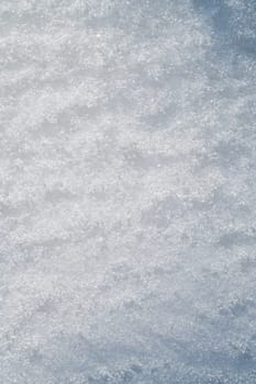 white smooth texture of snow on a cold winter day