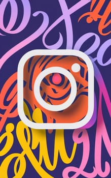 Instagram-Style Color Theme with Typography - Celebrating a Happy New Year download image