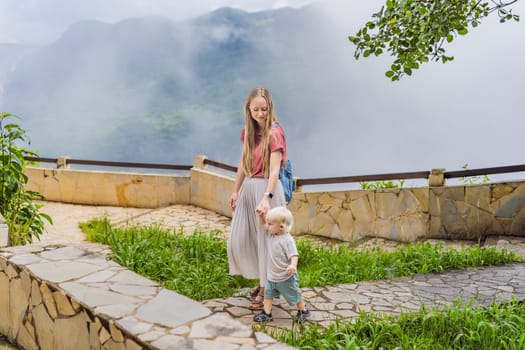 Female tourist exploring Sumidero Canyon National Park, Mexico. Adventure, natural exploration, and travel experience concept.