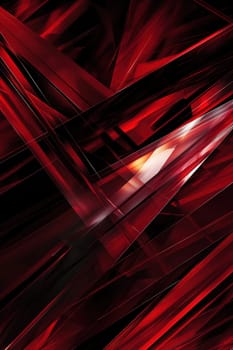 Angular abstract background in deep shades of red and black with sharp lines and a dramatic aesthetic. ideal for luxury branding, posters, and high-end design projects, adding intensity and visual impact to any graphic work.