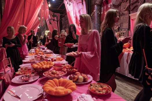 Spooktacular halloween bash festive costumes, eerie decor, and themed treats await guests