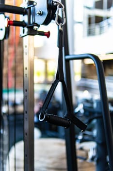 modern club sport machine equipment heavy lifestyle health fitness healthy exercise gym