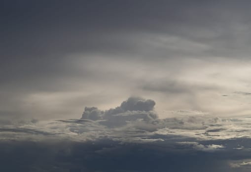 Dramatic clouds with blue sky background before sunset. The softness of the clouds and the brightness of the sky. Concept idea of Imaginative clouds and sky, Nature abstract composition, use it as your Wallpaper, Poster and Space for text, Selective focus.