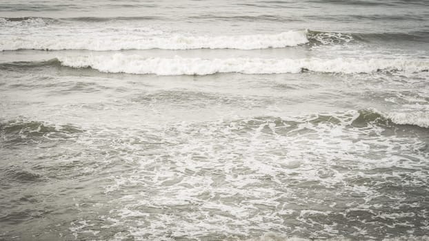 Real photo sea water waves, abstract background, nature power, pale grey light contrast matte more tone in stock.