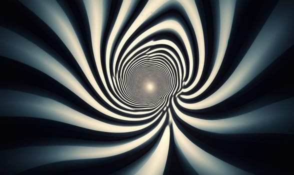 Abstract background in color with spiral. Selective focus.