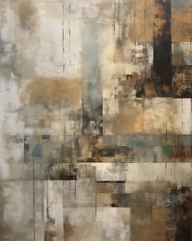 Textured background in cream and brown tones, abstract painting. Selective focus.