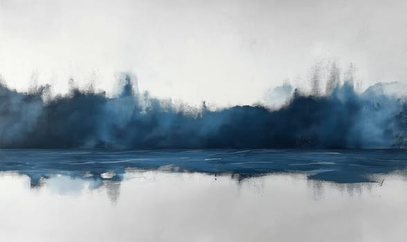 Abstract textured background in blue and white. Selective focus.