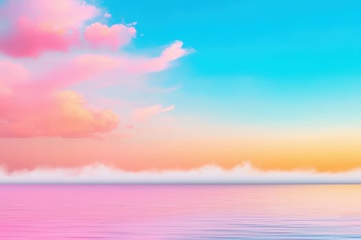 serene landscape of still lake at dawn with colorful skies.