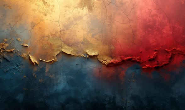 Abstract textured background in color with cracked paint.Selective focus.