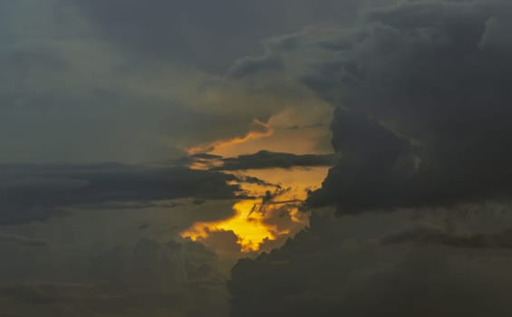 Amazing clouds like a heaven for background wallpaper and texture. The sky is being covered with clouds, Concept idea of Imaginative clouds nature, Nature abstract composition, Copy space, Selective focus.