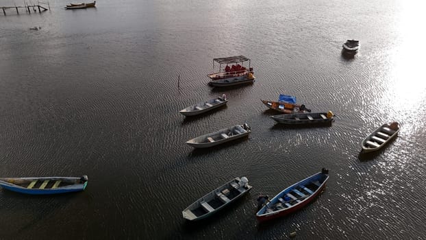 conde, bahia, brazil - september 9, 2024: fishing boat port in the district of Siribinha in the municipality of Conde.