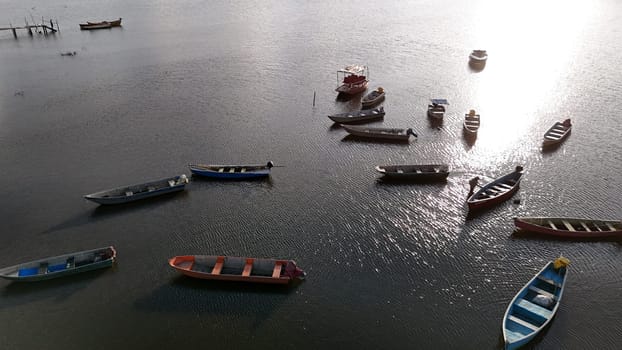 conde, bahia, brazil - september 9, 2024: fishing boat port in the district of Siribinha in the municipality of Conde.