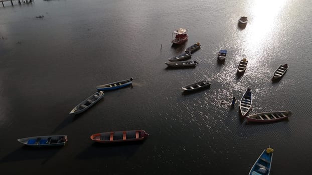 conde, bahia, brazil - september 9, 2024: fishing boat port in the district of Siribinha in the municipality of Conde.