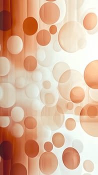 Abstract background showing transparent spheres floating in pink liquid with a 9,16 aspect ratio, perfect for mobile phone wallpaper