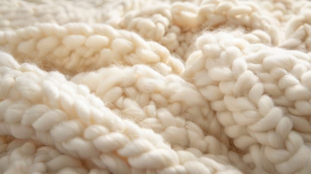 Close-up of woolen knit texture backdrop