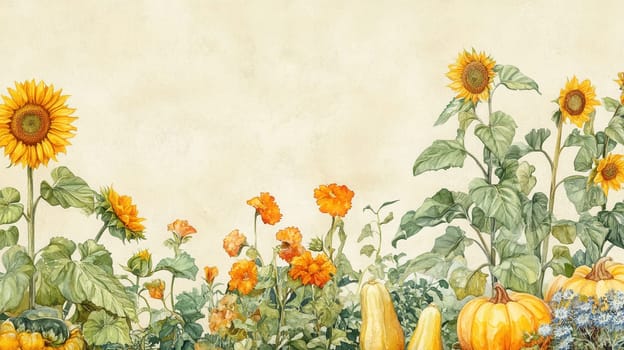 Detailed botanical drawing of vegetable