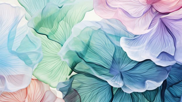 Multicolor pastel waves flowing in a seamless pattern resembling a topographic map of pastel colors.